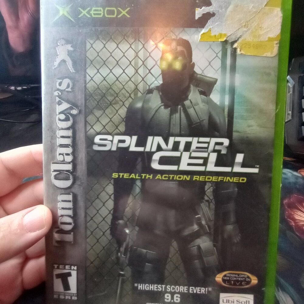 Tom Clancy’s Splinter Cell for Original Xbox Complete Case Stealth Classic